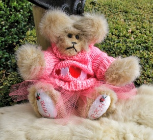 Pink Sweater Bear with Tutu